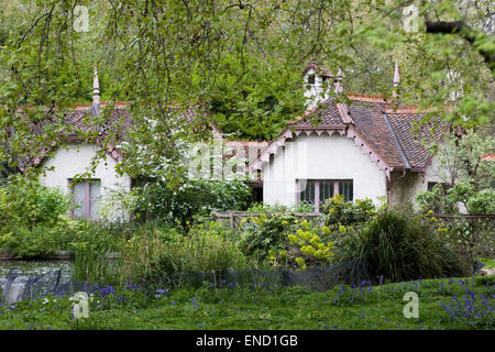 Isola d'anatra Cottage in St James Park London Foto Stock