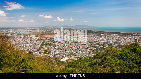 Vista panoramica di Vung Tau, Vietnam meridionale Foto Stock