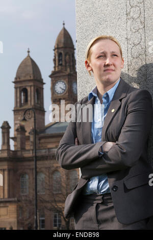 Mhairi nero, MP, il 20 enne SNP candidato per Paisley e Renfrewshire Sud che ha battuto il lavoro di Douglas Alexander alla sede a Westminster Foto Stock