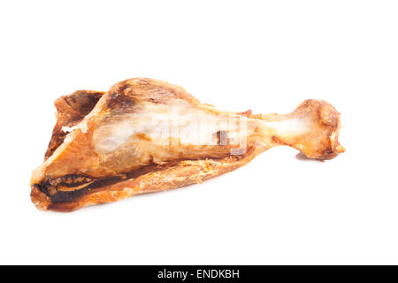 Scapola osso di cane candy isolato su uno sfondo bianco Foto Stock