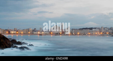 Immagine presa in costa della Galizia, regione nel nort-ovest della Spagna Foto Stock