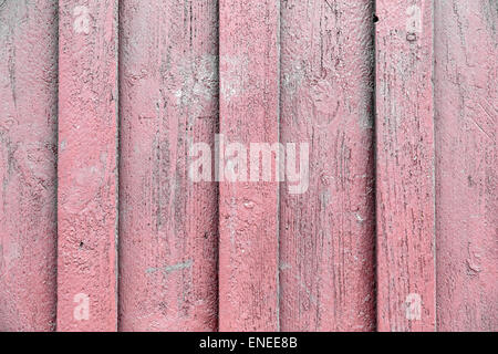 La luce rosa listoni in legno vintage o grunge texture di sfondo Foto Stock