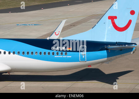 TUIfly Boeing 737-800 aereo di linea di passeggeri Foto Stock