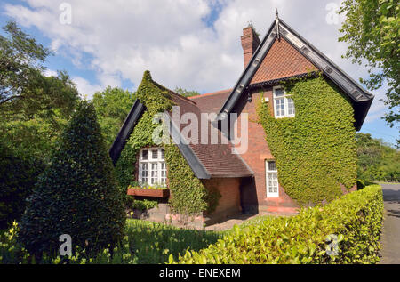 Tradizionale cottage di campagna in Irlanda Foto Stock