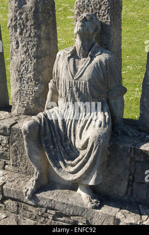 Sindacato storia. La scultura raffigurante George Loveless, leader dell'Tolpuddle martiri, da Thompson Dagnall. Presso il museo dei martiri in Dorset, Regno Unito. Foto Stock