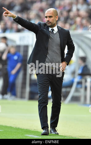 Josep Pep Guardiola, Rhein-Neckar-Arena, Sinsheim, Baden-Württemberg, Germania Foto Stock