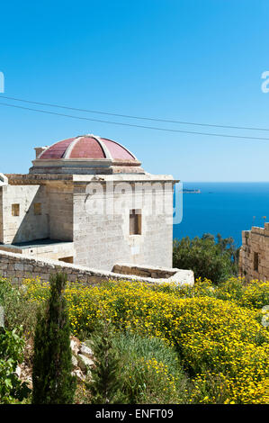 Annunciazione Cappella, Dingli Cliffs, Malta Foto Stock