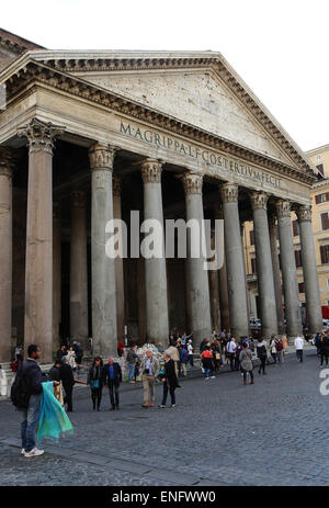 L'Italia. Roma. Pantheon. Tempio romano. Foto Stock