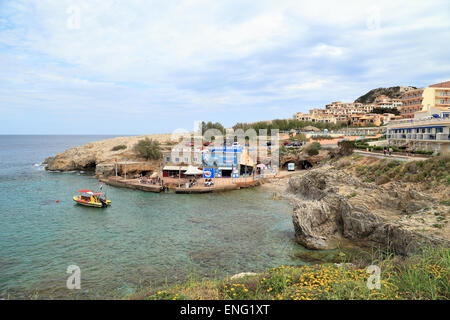 Diving center Cala Lliteres, Cala Rajada, Mallorca Foto Stock