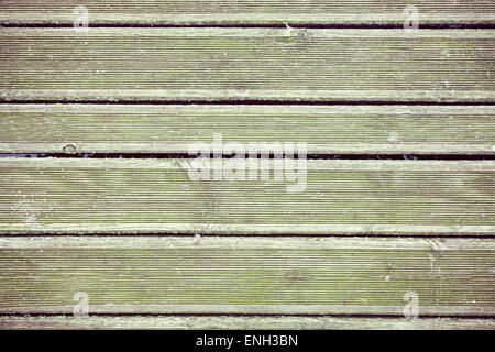 In stile retrò in legno antico molo di grunge, pavimento in background o di texture. Foto Stock