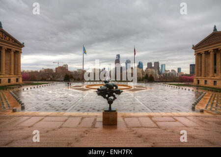 Presso il Museo dell'Arte di Philadelphia, Pennsylvania Foto Stock