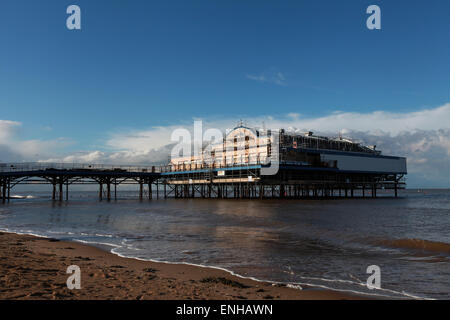 Cleethorpes Pier a Cleethorpes Beach vicino a Grimsby Foto Stock