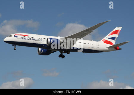 BA 787 DREAMLINER BRITISH AIRWAYS Foto Stock