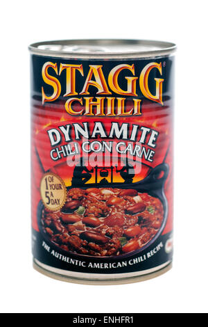 Possibile di Stagg Dynamite chili con carnne Foto Stock