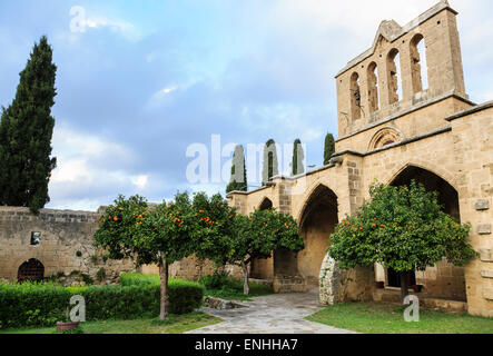 Bellapais Abbey, Bellapais, la parte settentrionale di Cipro Foto Stock