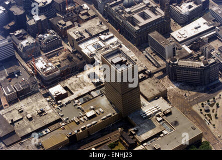 1996 Manchester bombardamento effettuato dal dazio Esercito repubblicano irlandese (IRA) Sabato 15 Giugno 1996. Una bomba, collocato in un furgone in Corporation Street nel centro della città, mirate le infrastrutture della città e dell'economia e ha causato un danno diffuso. T Foto Stock