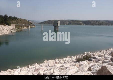 Serbatoio Asprokremmos, Cipro, Foto Stock