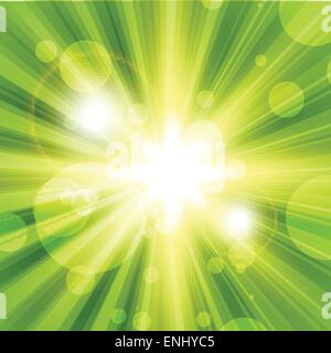 Abstract sfondo in colore verde Illustrazione Vettoriale