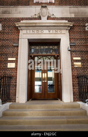 Una vista generale del Lindo ala del St Mary's Hospital di Londra, dove gli ultimi due royal neonati nati. Foto Stock