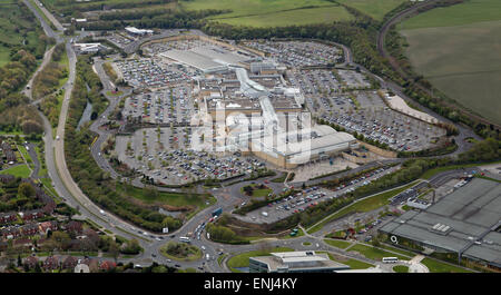 Vista aerea della Rosa Bianca Shopping Centre Foto Stock