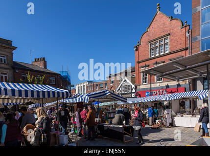 Melasso mensile Mercato in Macclesfield Foto Stock