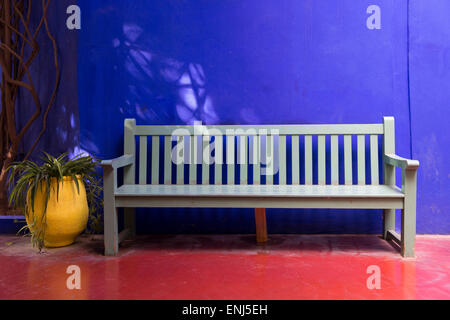 Giardino Yves Saint Laurent Marocco Marrakech Marrakesh giardini marocchini Jardin Majorelle Foto Stock