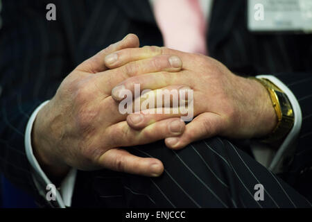 2015 elezione hustings a inverness college. Foto Stock