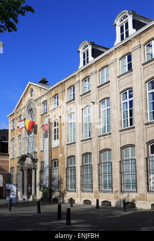 La facciata del Museo Plantin-Moretus ad Anversa, in Belgio Foto Stock