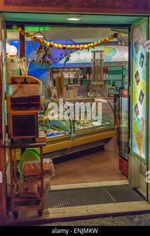 Gelato gelato shop in Roma Foto Stock
