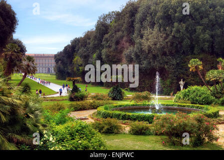 Il Palazzo Reale di Caserta, Caserta, Campania, Italia Foto Stock