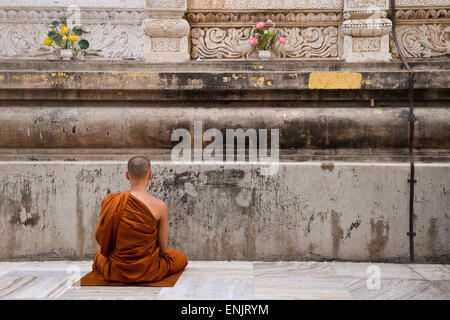 Il buddista luogo santo di Bodhgaya, - in cui il Buddha divenne illuminata. Foto Stock