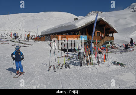 Europa ,Italia, Valle d'Aosta, Cervinia, Foto Stock