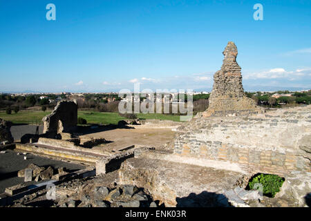 Vew di Roma da Quintili della villa costruita nel II secolo A.C. Roma, Lazio, l'Italia, Europa Foto Stock