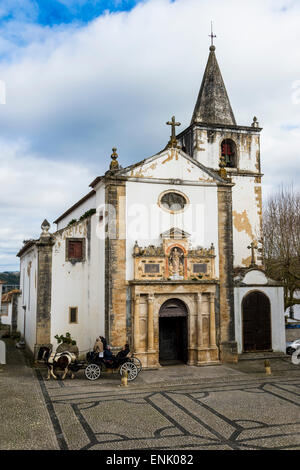 Piccola chiesa, Obidos, Estremadura, Portogallo, Europa Foto Stock