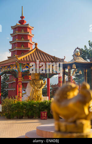 Il Monastero dei Diecimila Buddha, Shatin, Nuovi Territori di Hong Kong, Cina, Asia Foto Stock