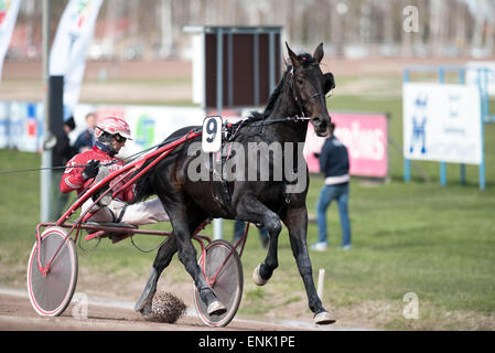 Cablaggio racing a Mantorp race course in Svezia Foto Stock