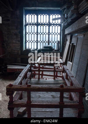 Dettaglio Welsh National Slate Museum, Llanberis, Gwynedd Foto Stock