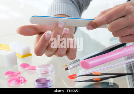 Manicure Foto Stock