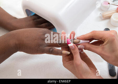 Manicure Foto Stock