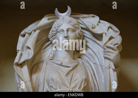 Statua di Selene o Luna. Iii secolo D.C. Musei Vaticani. Chiaramonti. Foto Stock