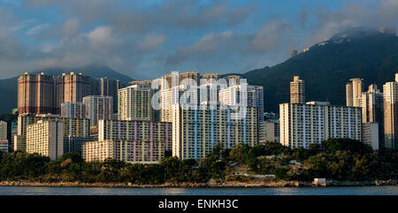 Wah Fu station wagon, alloggiamento pubblico station wagon, Hong Kong, Cina. Foto Stock