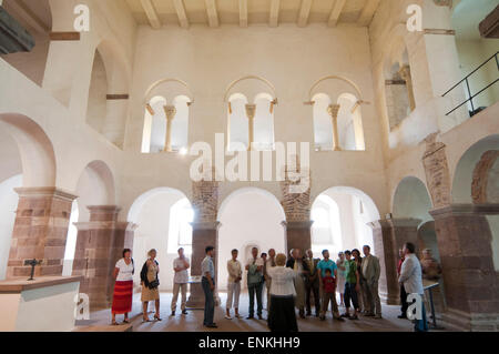 Abbazia di Corvey, sito patrimonio mondiale dell'UNESCO, Weserbergland, Germania Foto Stock