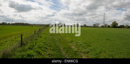 Via di HS2 Railway Londra a Birmingham Great Missenden proposto sito di taglio a sud Heath Foto Stock