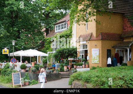 Cafe, Worpswede, Niedersachsen, Deutschland | Cafe, Worpswede, Bassa Sassonia, Germania Foto Stock