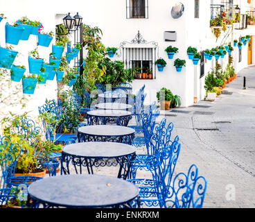 Strada di Mijas Foto Stock