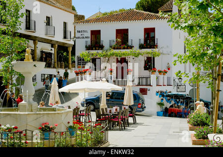 Mijas cittadina nei pressi di Malaga Costa Del Sol Spagna Foto Stock