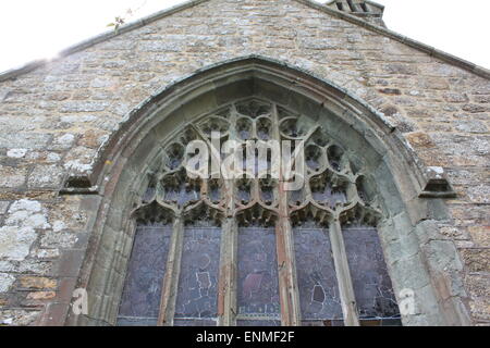 chiesa di madron in penitenziana cornovaglia occidentale Foto Stock