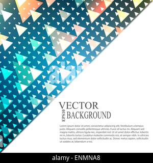 Abstract di luce blu sullo sfondo del modello con un posto per il testo Illustrazione Vettoriale