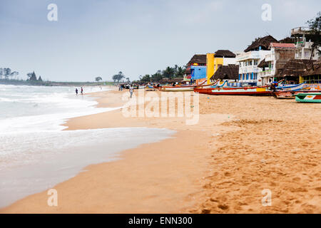 Mamallapuram beach. Foto Stock