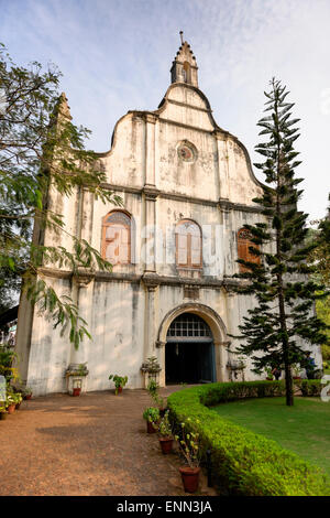 San Francesco Chiesa CSI, Fort Kochi. Foto Stock